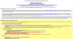 Desktop Screenshot of digital-ecosystems.org